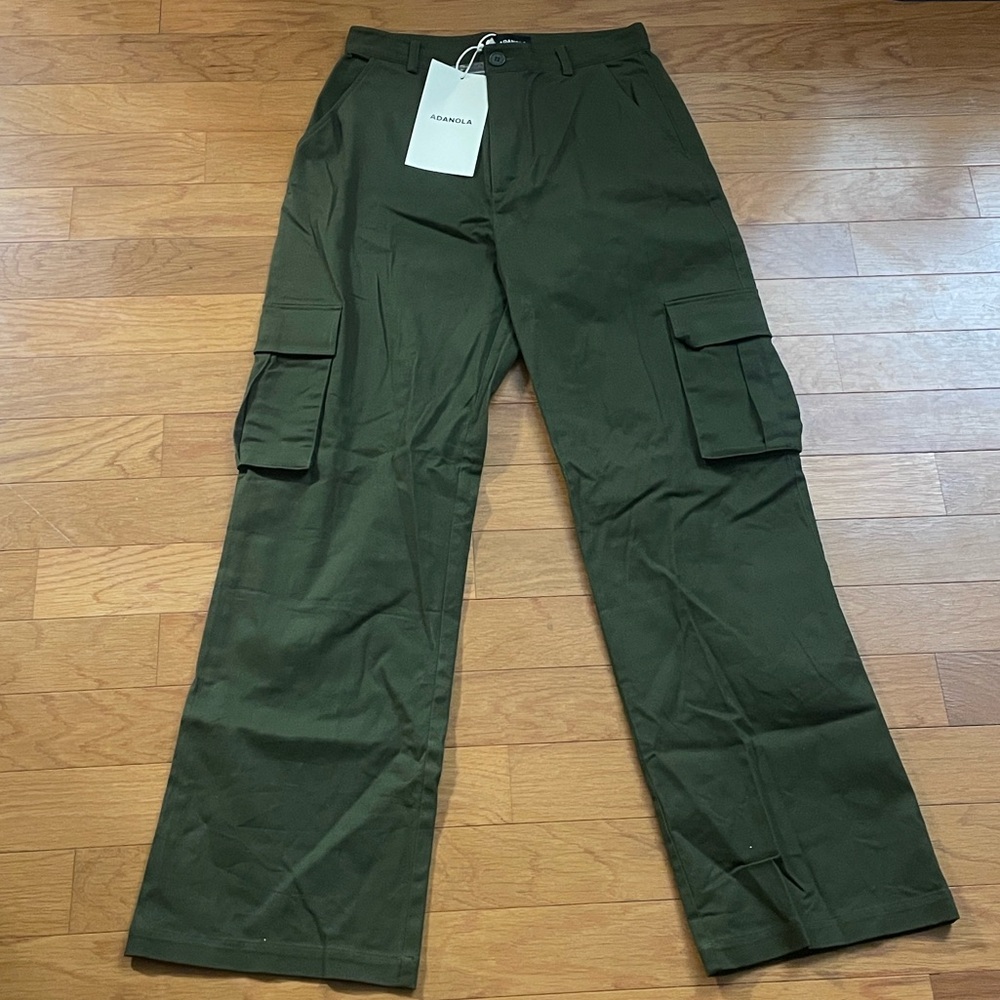 Adanola Olive Green Cargo Pants